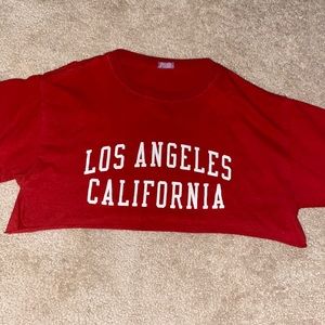 Los Angeles crop top